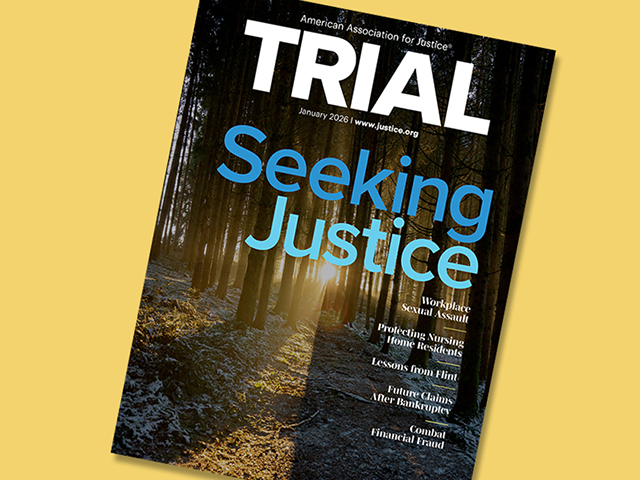 Trial Magazine January 2026 Seeking Justice